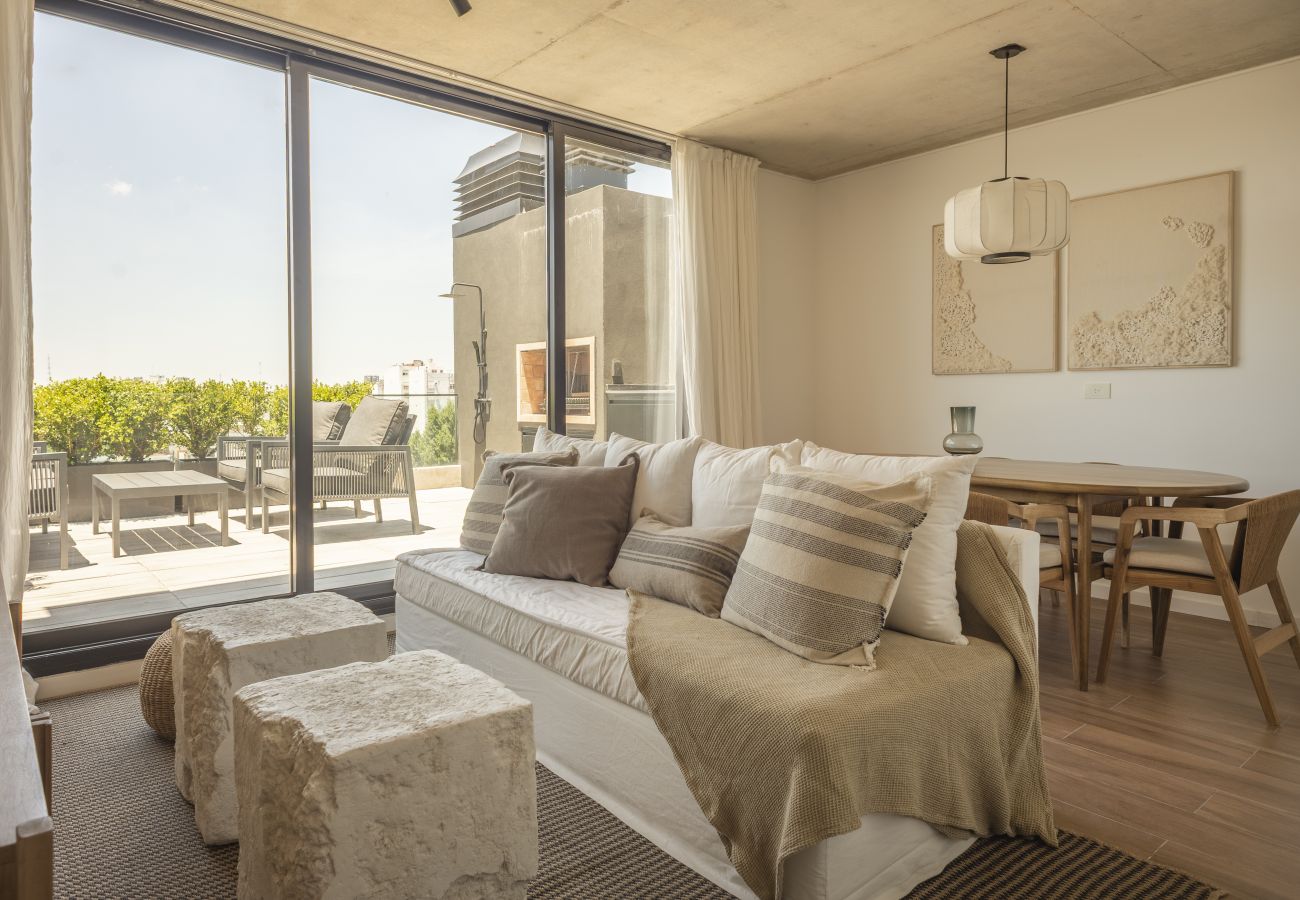 Apartamento em Buenos Aires - Echeverria Espectacular Depto. Terraza & Vista Inc